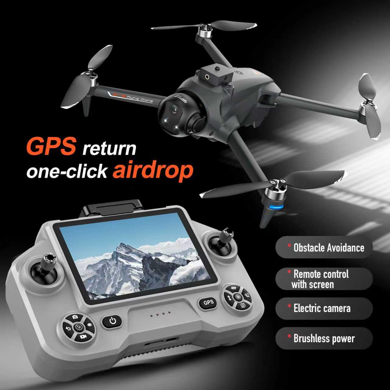 Drone Gps Mount - YL059 FPV GPSクアッドコプタードローン 8K HDデュアルカメラ搭載 耐久性