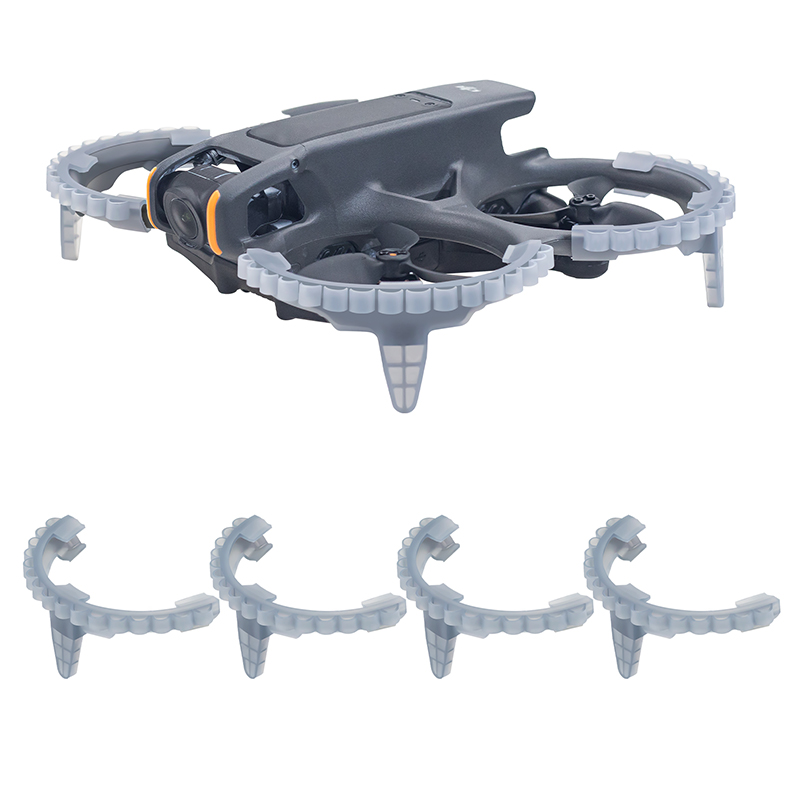 Drone Propeller Guard - 4 個の着陸装置高さ調整脚プロペラリング衝突防止保護カバーガード DJI AVATA 2 ドローンアクセサリー用