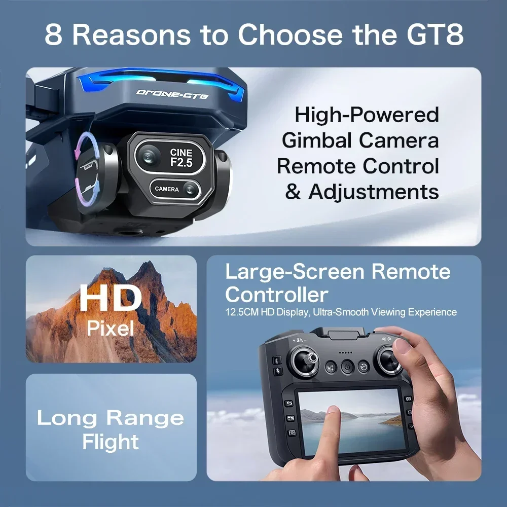 ドローン 4K HD GT8 カメラ障害物回避航空写真ブラシ - Jjrc Drone X12 のレビューと価格