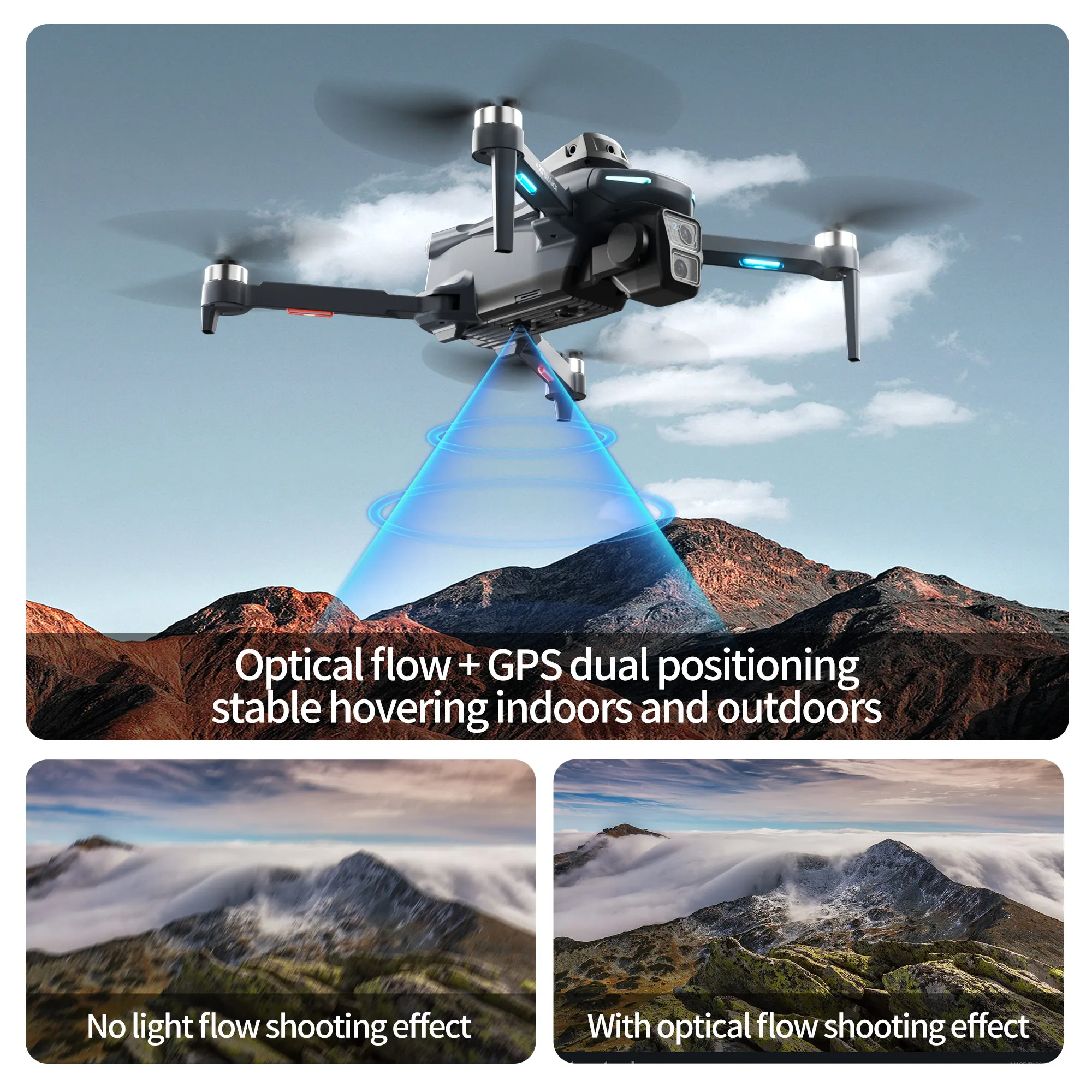 オリジナルXT606 MAX GPSドローン 4Kプロフェッ - Drone Gps Mount のレビューと価格
