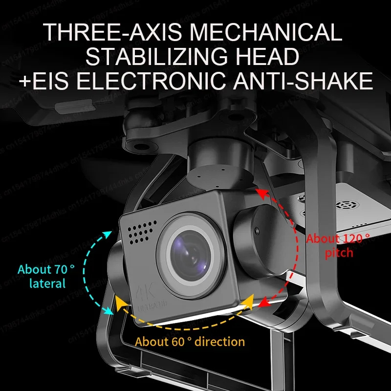 カメラ付きプロフェッショナルブラシレスクワッドコプター,4k - Drone Gimbal のレビューと価格