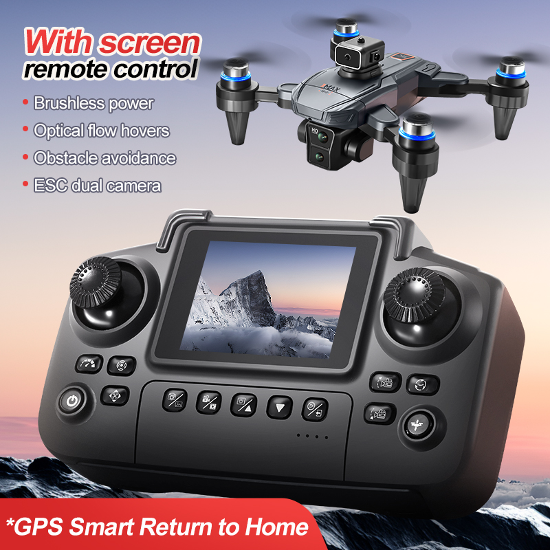 GPS RC ドローン スクリーン付き 4K プロフェッショ - Drone Gps Mount のレビューと価格