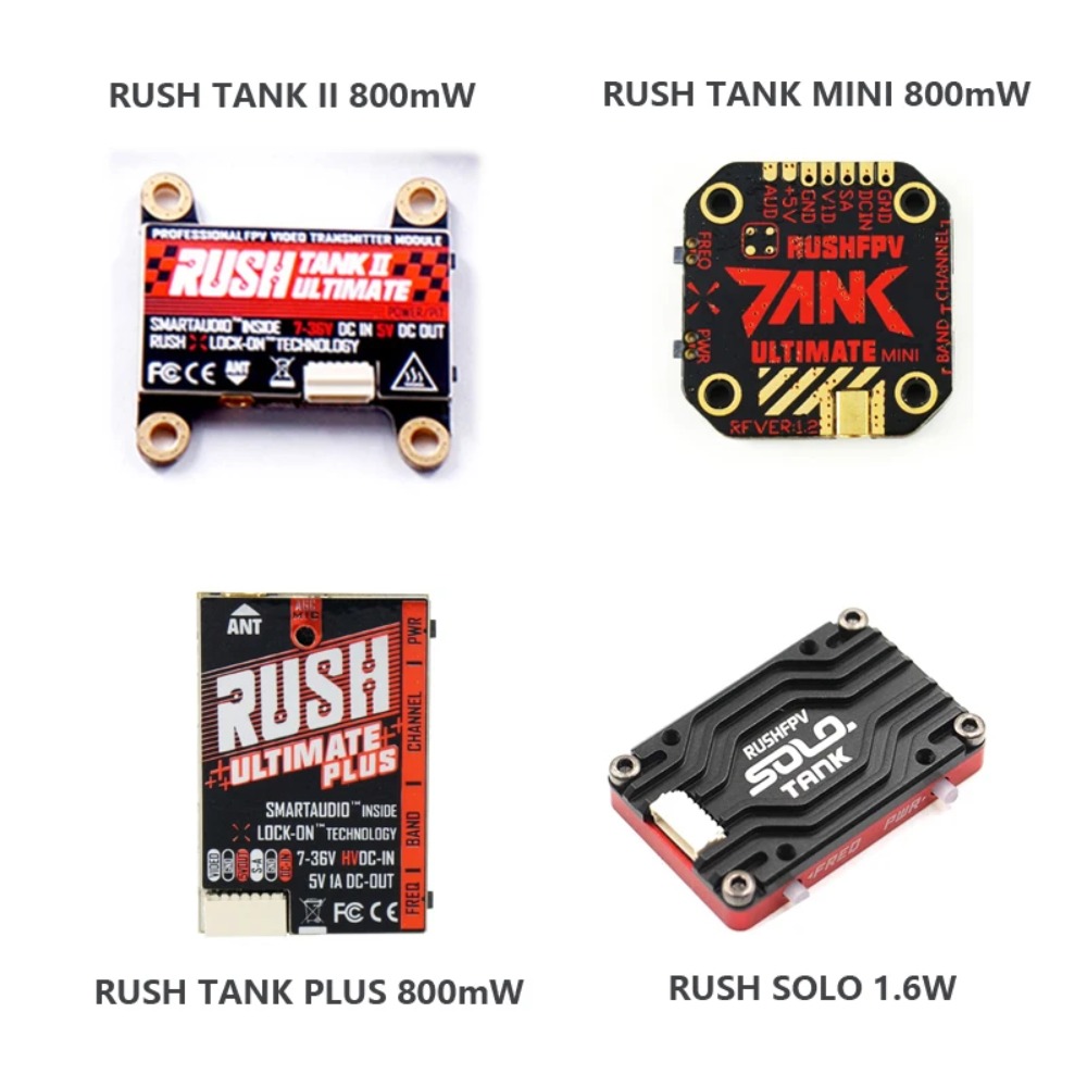 RUSH TANK Ultimate II/Mini/PLU - Drone Frame のレビューと価格