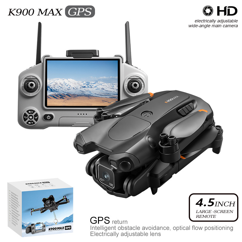 K900 Maxドローンキット 4.5インチスクリーンリモコ - Drone Gps Mount のレビューと価格